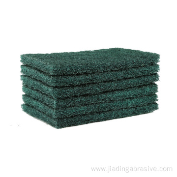 Stainless Cleaning green scouring pad roll Nonwoven 9*6
